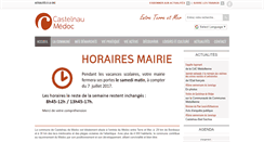 Desktop Screenshot of mairie-castelnau-medoc.fr